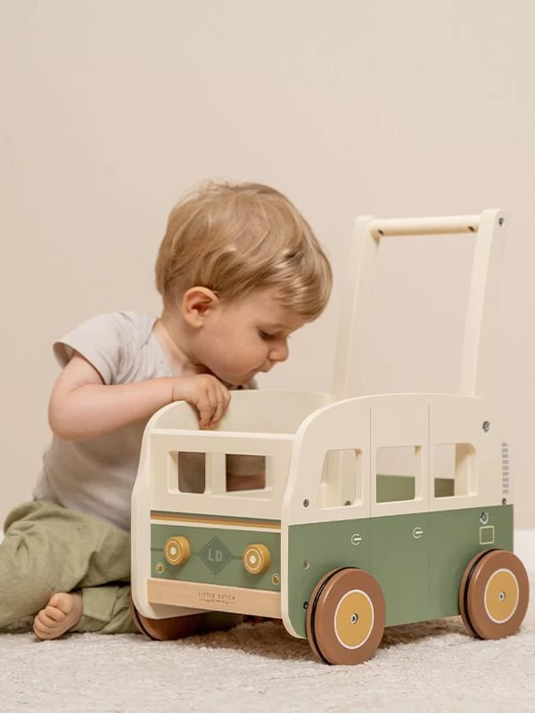 Little Dutch Lära-Gå-Vagn Vintage Buss/Wagon - Bild 2