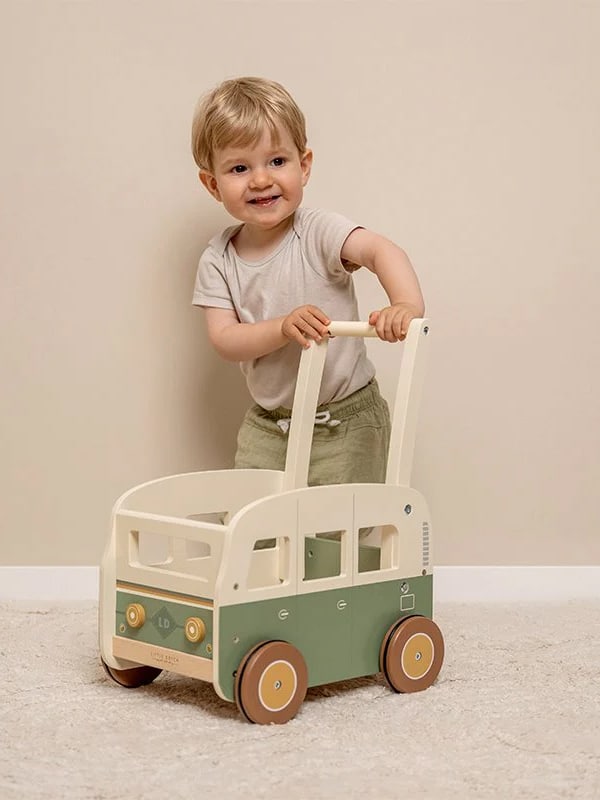 Little Dutch Lära-Gå-Vagn Vintage Buss/Wagon - Bild 6
