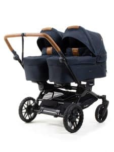 Emmaljunga Double Sento chassi inkl. 2st Liggdelar Outdoor Navy Double Sento