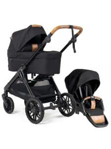 Emmaljunga Sento Max Flat+ Outdoor Dark Black Barnvagnar