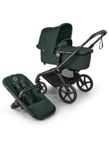 Bugaboo Fox 5 Renew Complete Black/Fern Green Barnvagnar