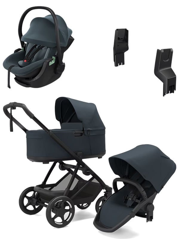Thule Charm 2 in 1 – Darkest Blue Barnvagnspaket Thule Charm 2 in 1 - Darkest Blue Barnvagnspaket