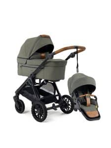 Emmaljunga Sento Flat+ Outdoor Green Barnvagnar